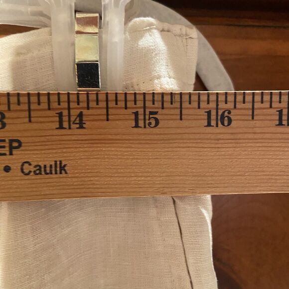 J. Crew Stratus Pant Linen Pull On Wide Leg Relaxed Natural Beige Size M Beachy - Picture 10 of 12